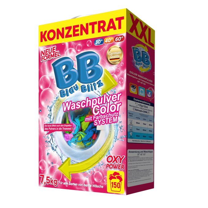 Blau Blitz Proszek 7.5 kg Color (150 prań)