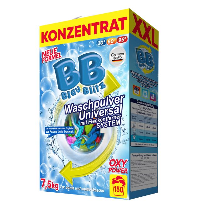 Blau Blitz Proszek 7.5 kg Universal (150 prań)