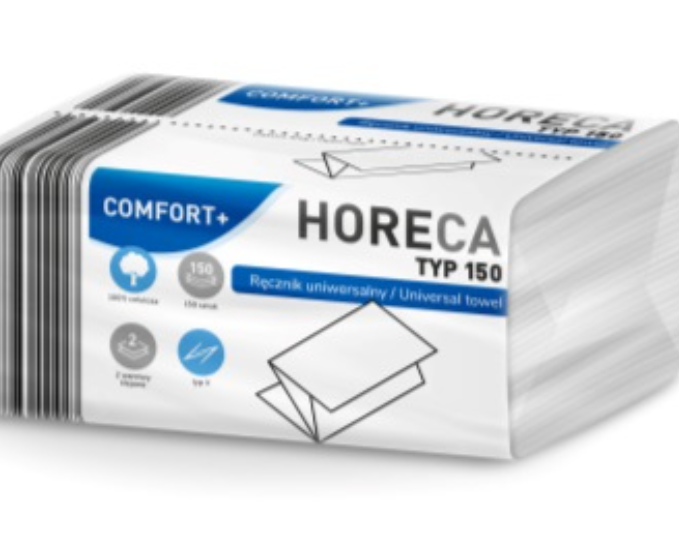 Ręcznik papierowy składany  HORECA COMFORT+  ZZ V 150L 2W COMPACT