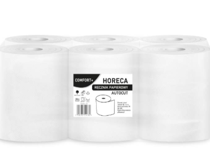 Ręcznik papierowy HORECA COMFORT+ AUTOCUT 150M 6 rolek