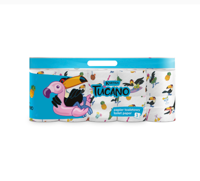 Papier toaletowy Kartika TUKANO 10 rolek