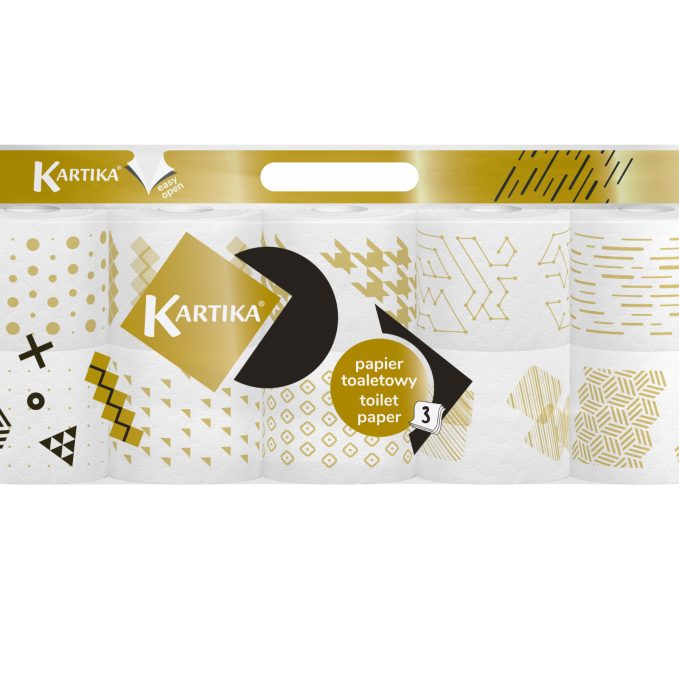 Papier toaletowy KARTIKA MODERN GOLD DECOR 10 rolek