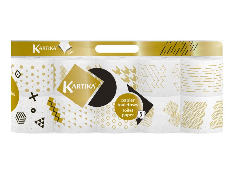 Papier toaletowy KARTIKA MODERN GOLD DECOR 10 rolek