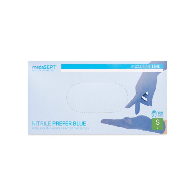 medaSEPT NITRILE PREFER BLUE rozmiar S