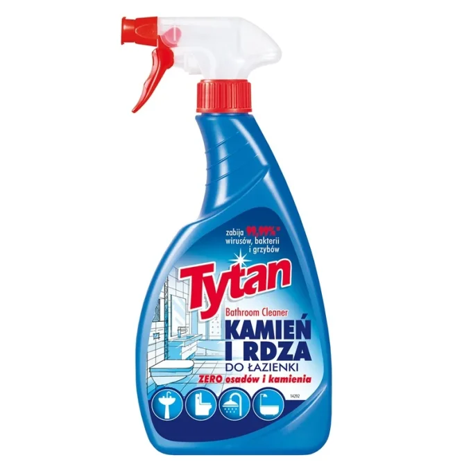 Tytan spray do łazienki kamień i rdza 500g