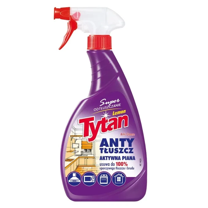 Tytan spray anty tłuszcz aktywna piana 500g