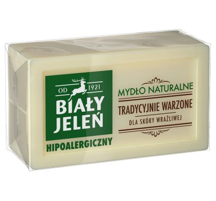 Biały Jeleń mydło naturalne tradycyjnie warzone hipoalergiczny 150g