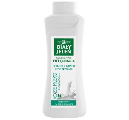 Biały Jeleń płyn do kąpieli kozie mleko nawilżające 750ml