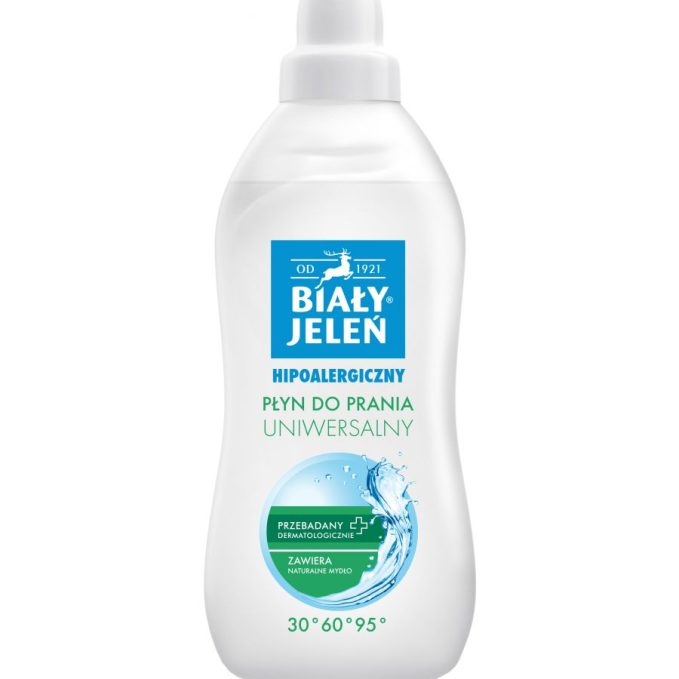 Biały Jeleń hipoalergiczny płyn do prania uniwersalny 1l