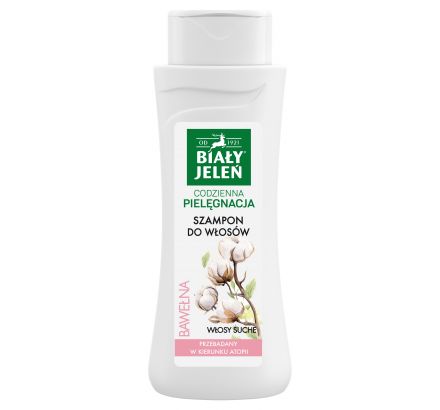 Biały jeleń szampon do włosów bawełna 300ml