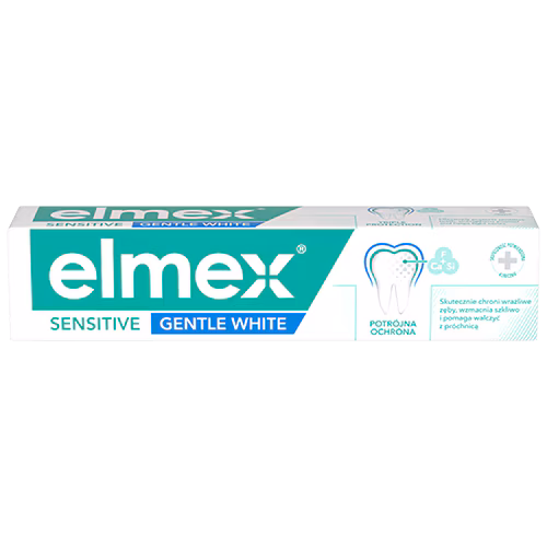 Elmex pasta do zębów sensitive gentle white potrójna ochrona