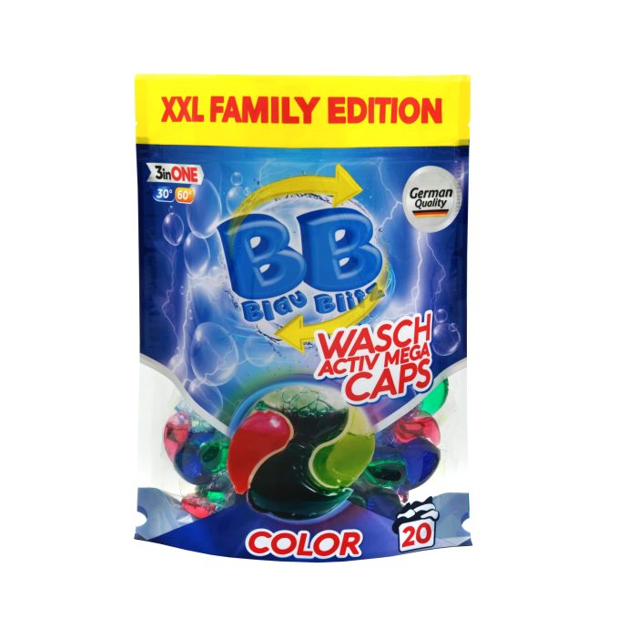 *NOWOŚĆ* Kapsułki do prania Blau Blitz Color 20 kapsułek