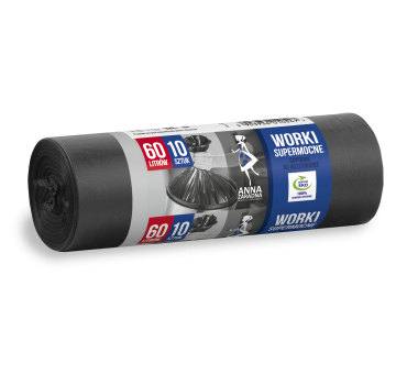 Anna Zaradna worki na śmieci supermocne 60L 10SZT